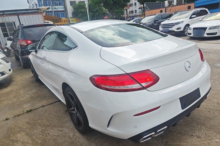 Used Mercedes-Benz C-Class 2017 C 200 Coupe Rear Left 45 Deg