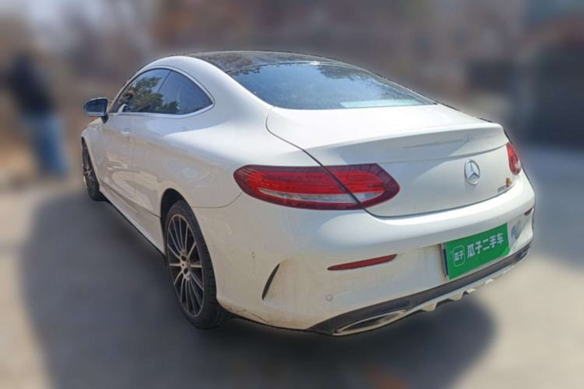 Used Mercedes-Benz C-Class 2017 C 200 4MATIC Coupe Rear Left 45 Deg