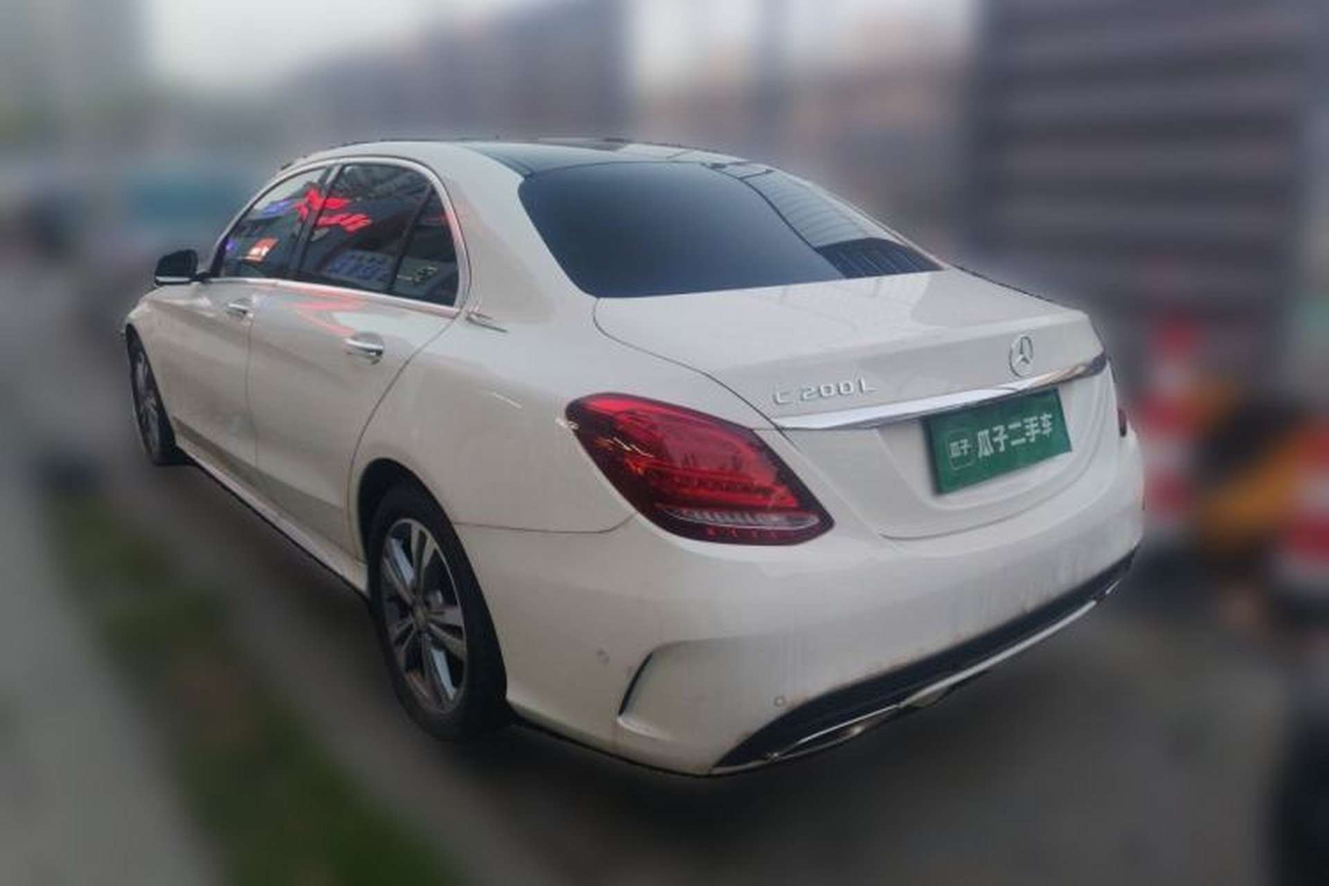 Used Mercedes-Benz C-Class 2017 Facelift C 200 L Sport Edition Rear Left 45 Deg