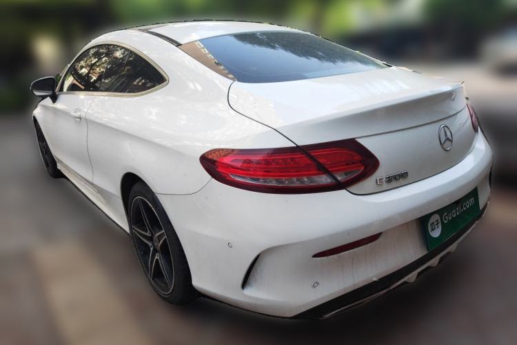 Used Mercedes-Benz C-Class 2017 C 200 Coupe Rear Left 45 Deg