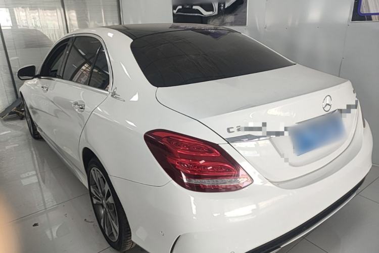 Used Mercedes-Benz C-Class 2017 Facelift C 200 L 4MATIC Sport Edition Rear Left 45 Deg