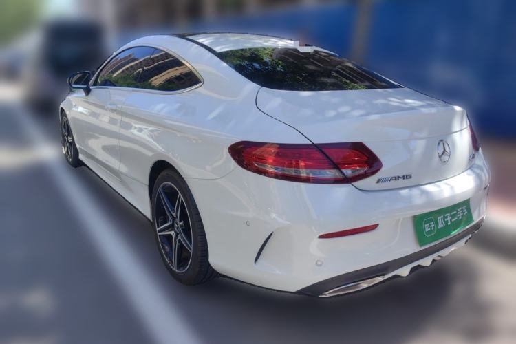 Used Mercedes-Benz C-Class 2017 C 200 Coupe Rear Left 45 Deg