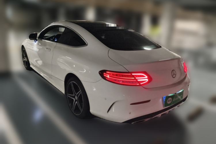 Used Mercedes-Benz C-Class 2017 C 200 Coupe Rear Left 45 Deg