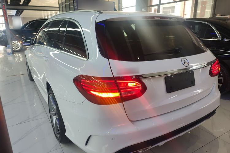 Used Mercedes-Benz C-Class 2017 Facelift C 200 Station Wagon Rear Left 45 Deg
