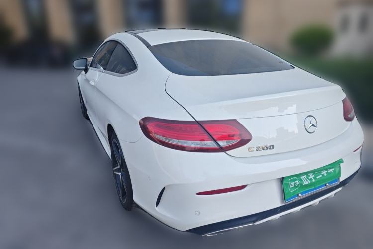 Used Mercedes-Benz C-Class 2017 Facelift C 200 Coupe Rear Left 45 Deg