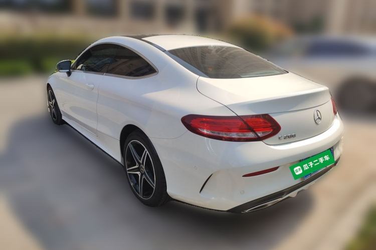 Used Mercedes-Benz C-Class 2017 Facelift C 200 Coupe Rear Left 45 Deg