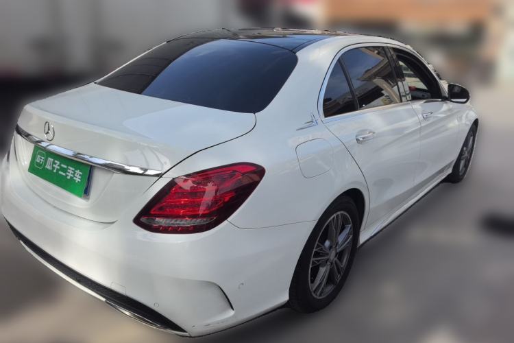 Used Mercedes-Benz C-Class 2017 C 200 L Sport Edition Rear Right 45 Deg