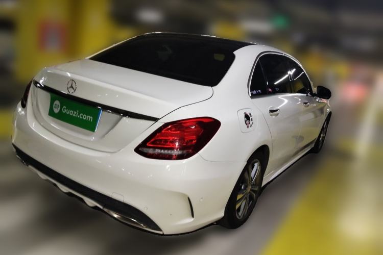 Used Mercedes-Benz C-Class 2017 C 200 L Sport Edition Rear Right 45 Deg