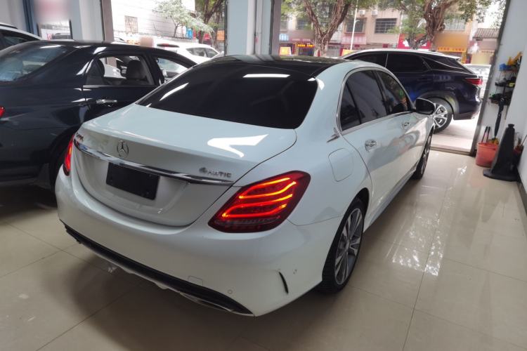 Used Mercedes-Benz C-Class 2017 C 200 L 4MATIC Sport Edition Rear Right 45 Deg
