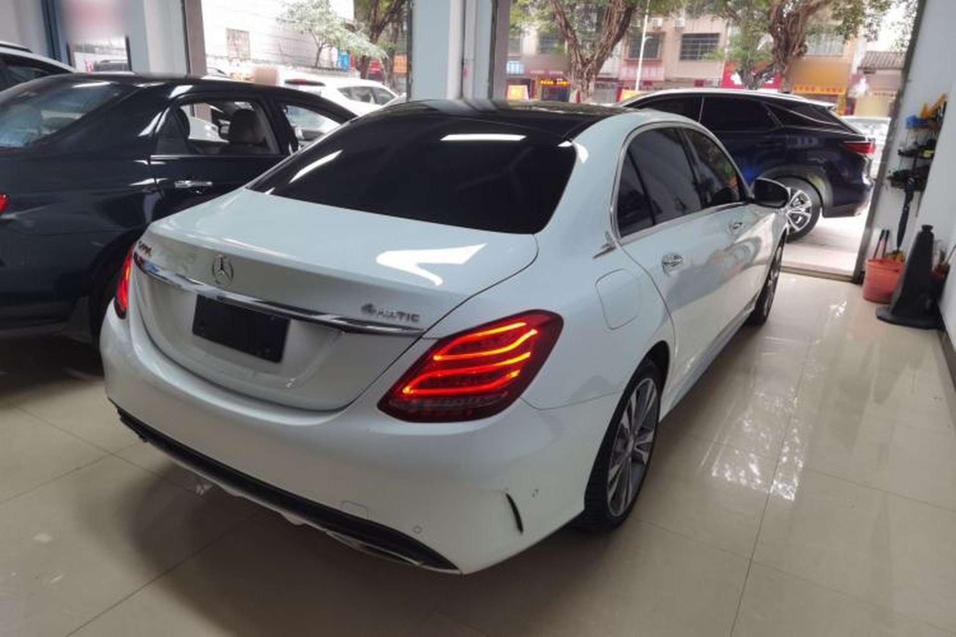 Used Mercedes-Benz C-Class 2017 C 200 L 4MATIC Sport Edition Rear Right 45 Deg
