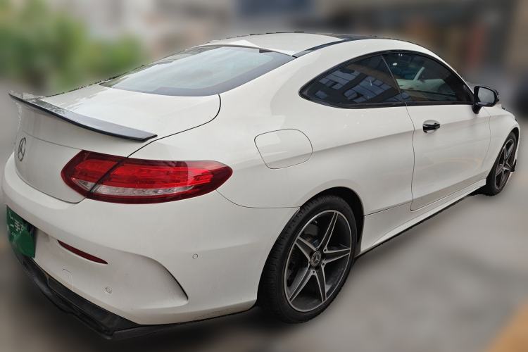 Used Mercedes-Benz C-Class 2017 Facelift C 200 Coupe Rear Right 45 Deg