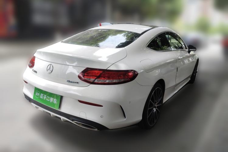 Used Mercedes-Benz C-Class 2017 C 200 4MATIC Coupe Rear Right 45 Deg