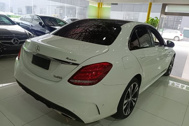 Used Mercedes-Benz C-Class 2017 C 200 Sport Edition 4MATIC Rear Right 45 Deg