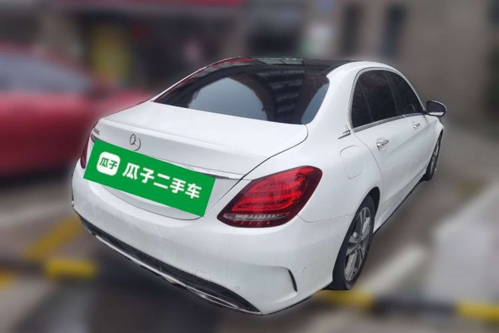 Used Mercedes-Benz C-Class 2017 C 200 L Sport Edition Rear Right 45 Deg