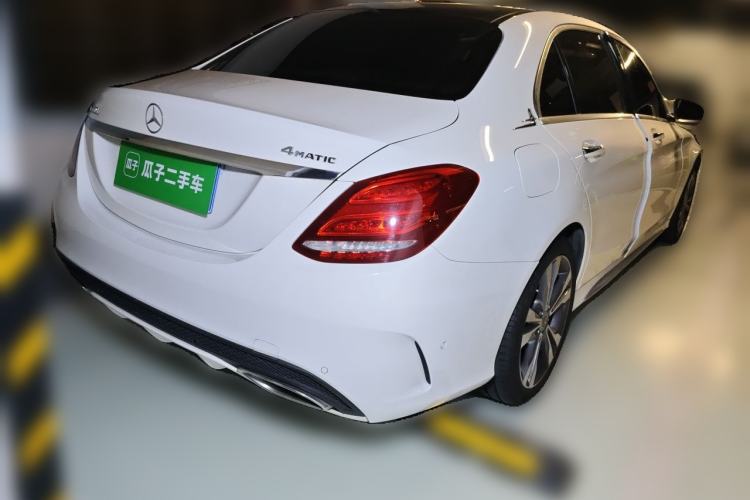 Used Mercedes-Benz C-Class 2017 Facelift C 200 L 4MATIC Sport Edition Rear Right 45 Deg