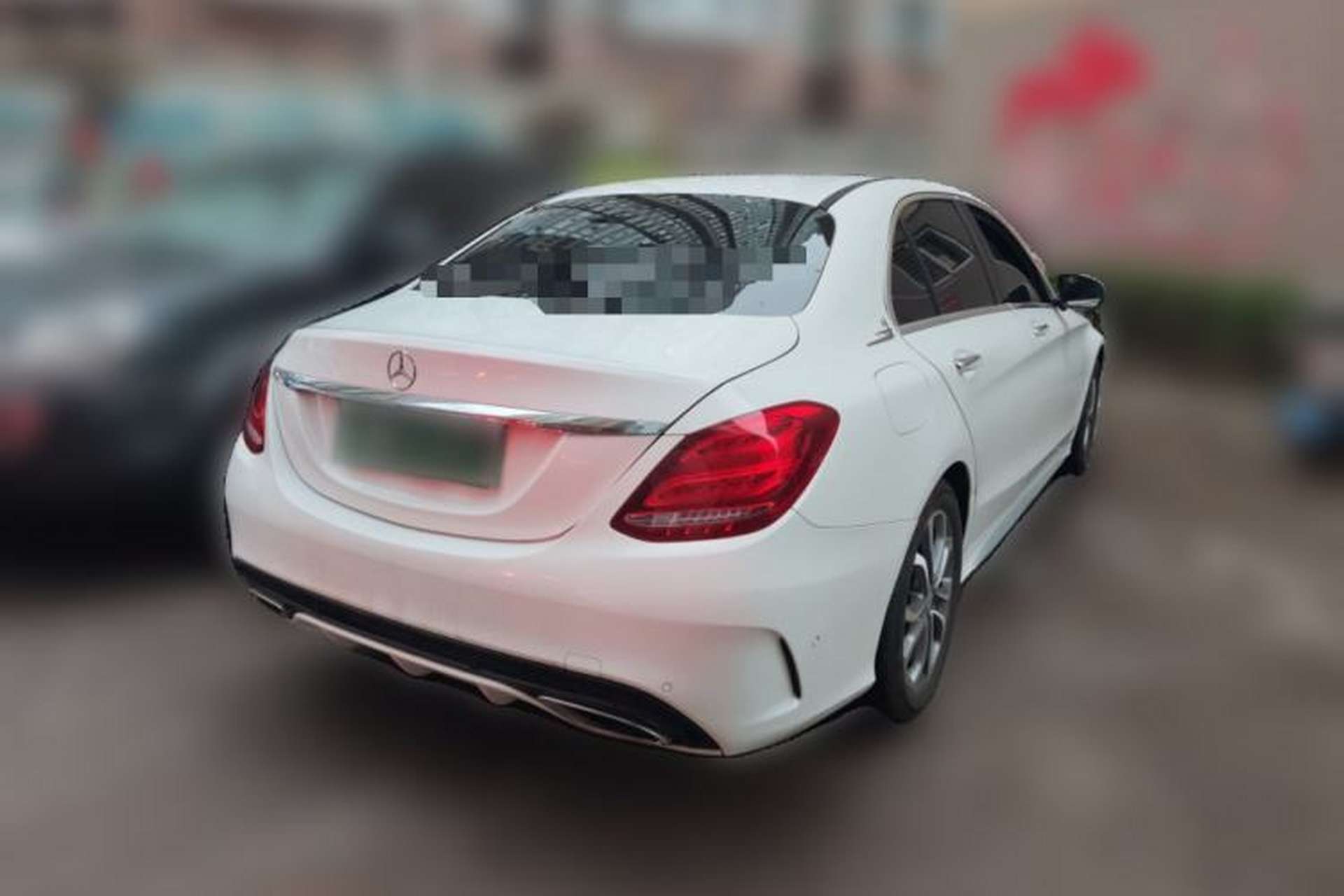 Used Mercedes-Benz C-Class 2017 C 180 L Sport Edition Rear Right 45 Deg