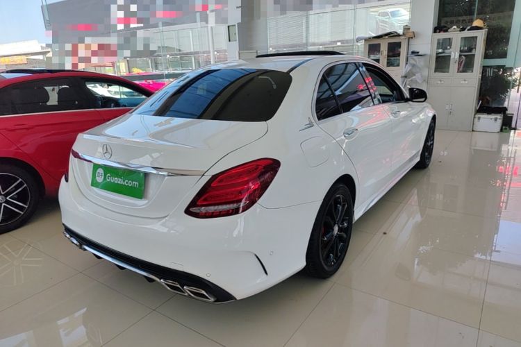 Used Mercedes-Benz C-Class 2017 C 180 L Sport Edition Rear Right 45 Deg
