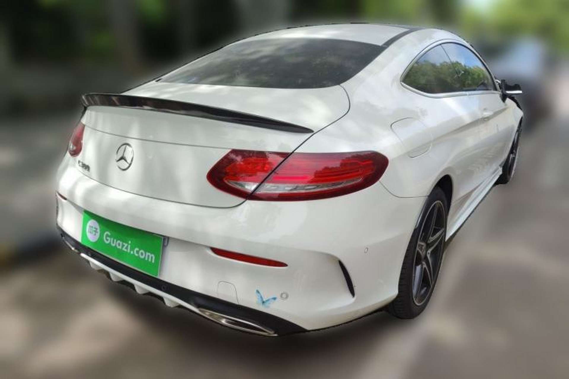 Used Mercedes-Benz C-Class 2017 Facelift C 200 Coupe Rear Right 45 Deg