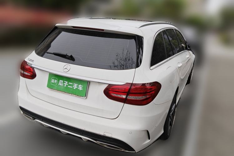 Used Mercedes-Benz C-Class 2017 C 200 station wagon Rear Right 45 Deg
