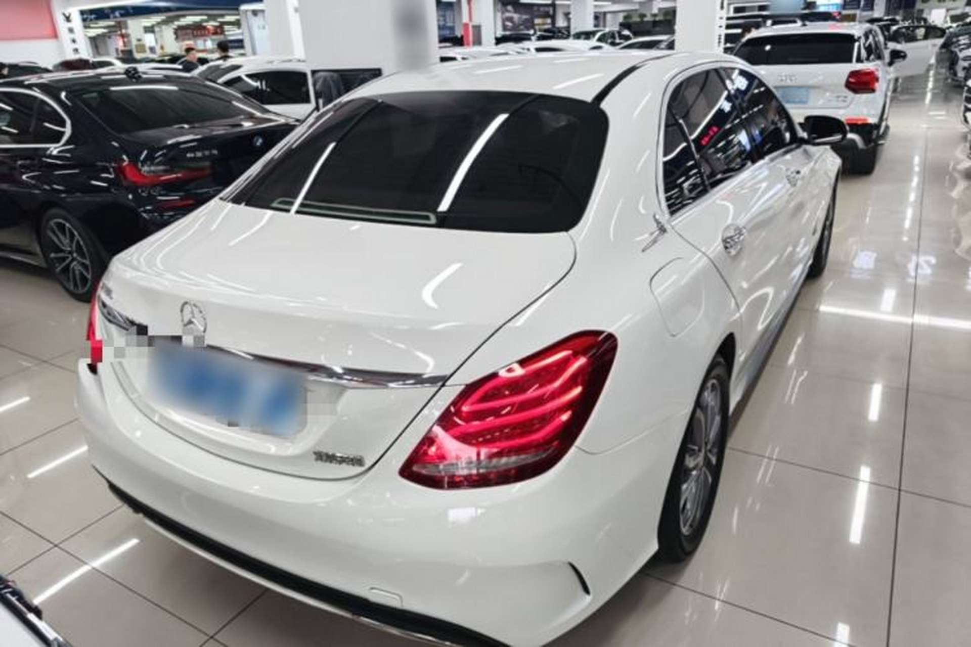 Used Mercedes-Benz C-Class 2017 Revised C 180 L Dynamic Sports Edition Rear Right 45 Deg