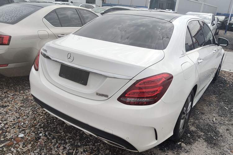 Used Mercedes-Benz C-Class 2017 C 200 L Sport Edition Rear Right 45 Deg