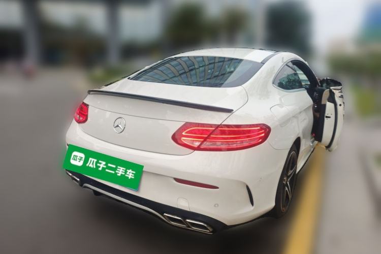 Used Mercedes-Benz C-Class 2017 Facelift C 200 Coupe Rear Right 45 Deg