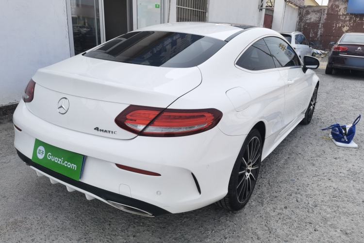 Used Mercedes-Benz C-Class 2017 C 200 4MATIC Coupe Rear Right 45 Deg