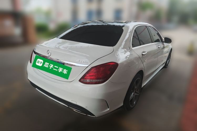 Used Mercedes-Benz C-Class 2017 C 200 L 4MATIC Sport Edition Rear Right 45 Deg