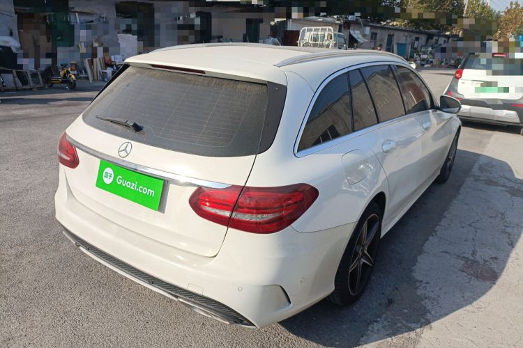 Used Mercedes-Benz C-Class 2017 Facelift C 200 Station Wagon Rear Right 45 Deg