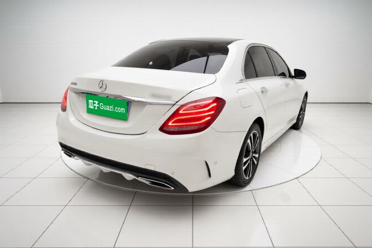 Used Mercedes-Benz C-Class 2017 C 200 L Sport Edition Rear Right 45 Deg