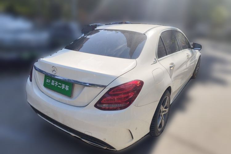 Used Mercedes-Benz C-Class 2017 Facelifted C 180 L Stylish Edition Rear Right 45 Deg