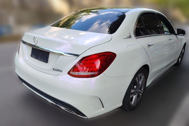 Used Mercedes-Benz C-Class 2017 C 200 L Sport Edition Rear Right 45 Deg