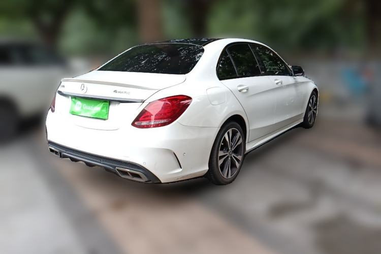 Used Mercedes-Benz C-Class 2017 C 200 Sport Edition 4MATIC Rear Right 45 Deg