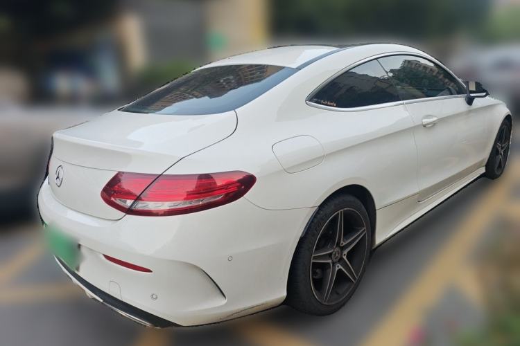 Used Mercedes-Benz C-Class 2017 Facelift C 200 Coupe Rear Right 45 Deg
