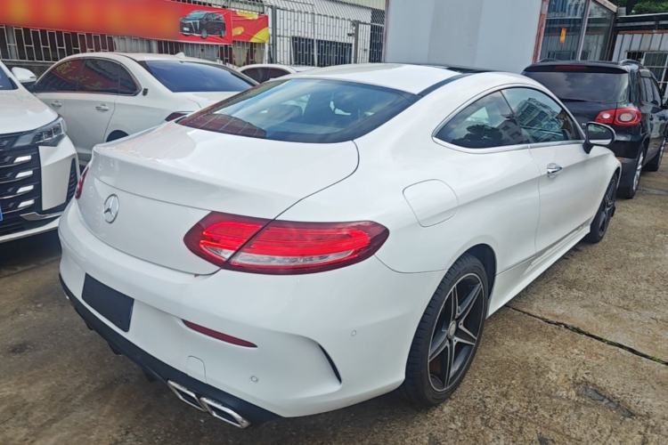 Used Mercedes-Benz C-Class 2017 C 200 Coupe Rear Right 45 Deg