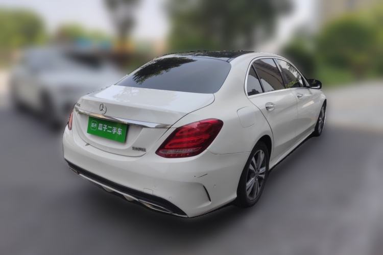 Used Mercedes-Benz C-Class 2017 C 200 L Sport Edition Rear Right 45 Deg