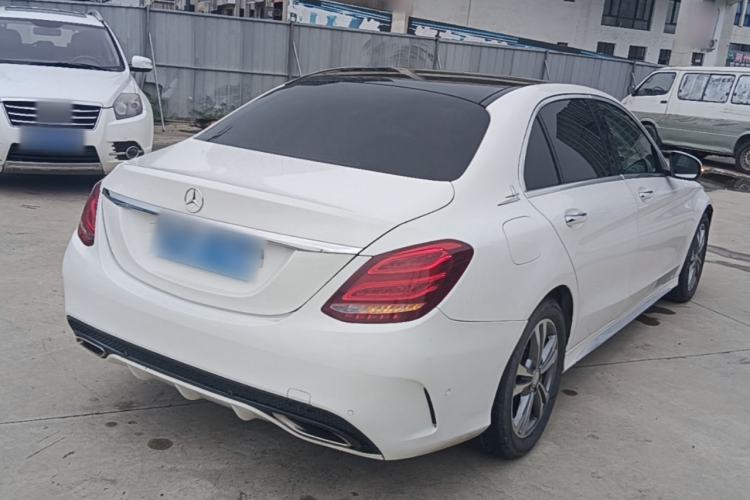 Used Mercedes-Benz C-Class 2017 C 200 L Sport Edition Rear Right 45 Deg