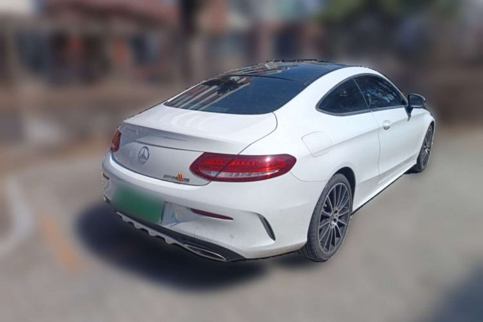 Used Mercedes-Benz C-Class 2017 C 200 4MATIC Coupe Rear Right 45 Deg