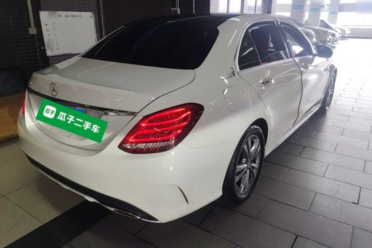 Used Mercedes-Benz C-Class 2017 C 200 L Sport Edition Rear Right 45 Deg