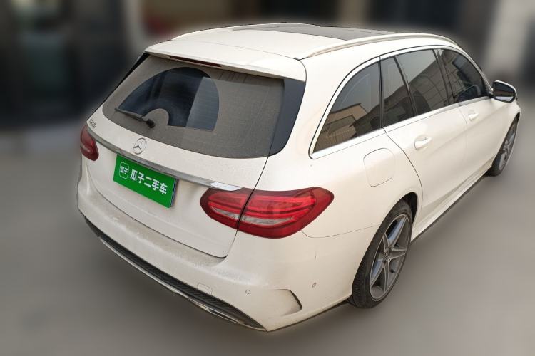 Used Mercedes-Benz C-Class 2017 Facelift C 200 Station Wagon Rear Right 45 Deg
