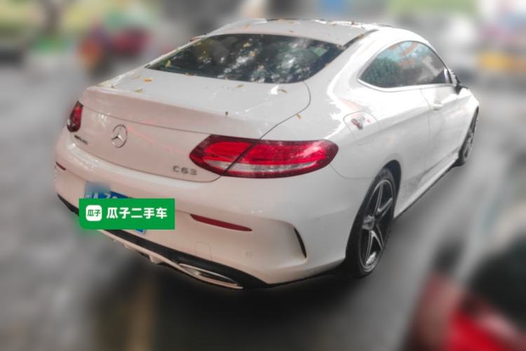 Used Mercedes-Benz C-Class 2017 Facelift C 200 Coupe Rear Right 45 Deg