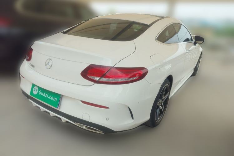 Used Mercedes-Benz C-Class 2017 C 200 Coupe Rear Right 45 Deg