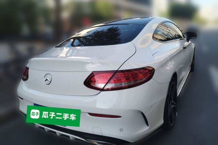 Used Mercedes-Benz C-Class 2017 C 200 Coupe Rear Right 45 Deg