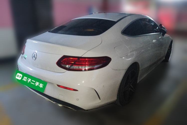 Used Mercedes-Benz C-Class 2017 Facelift C 200 Coupe Rear Right 45 Deg