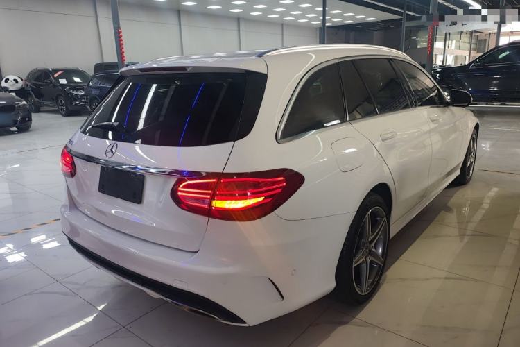 Used Mercedes-Benz C-Class 2017 Facelift C 200 Station Wagon Rear Right 45 Deg