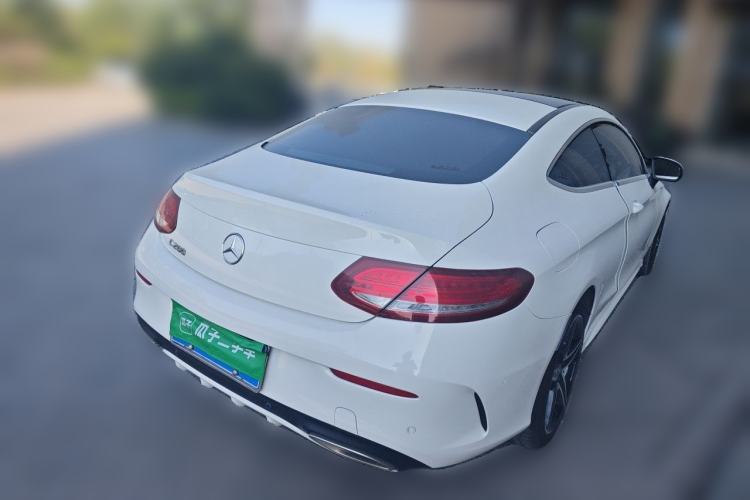 Used Mercedes-Benz C-Class 2017 Facelift C 200 Coupe Rear Right 45 Deg