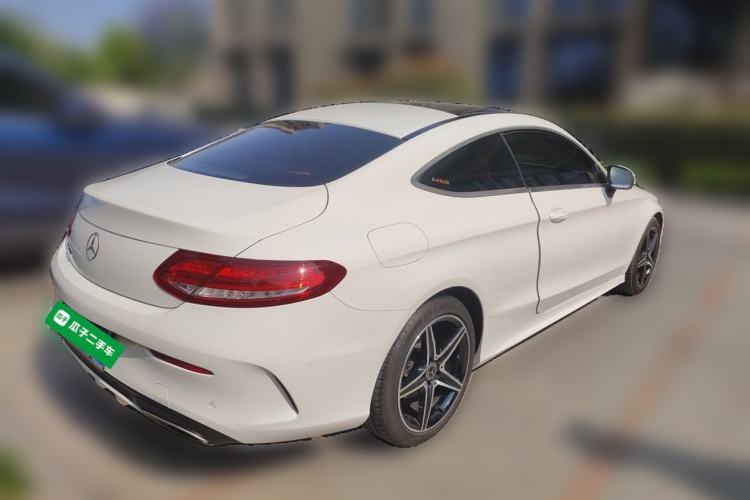 Used Mercedes-Benz C-Class 2017 Facelift C 200 Coupe Rear Right 45 Deg