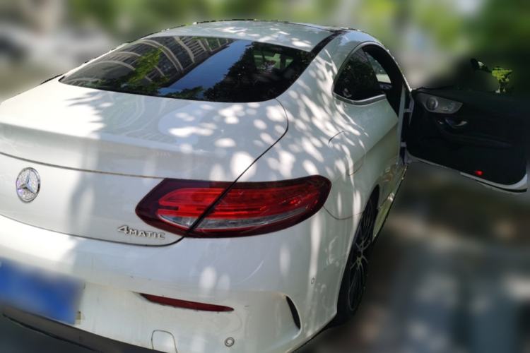 Used Mercedes-Benz C-Class 2017 C 200 4MATIC Coupe Rear Right 45 Deg