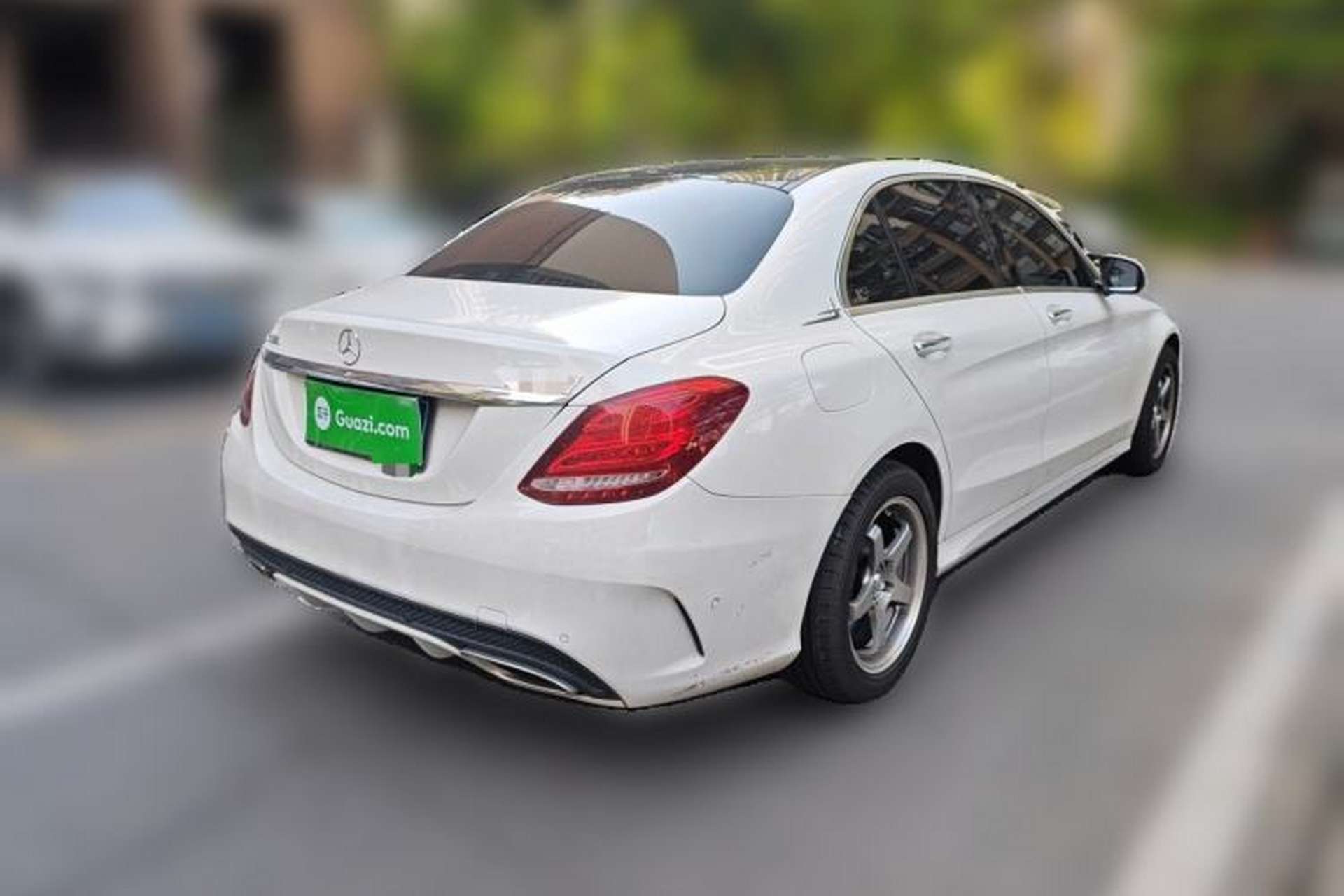 Used Mercedes-Benz C-Class 2017 C 200 L Sport Edition Rear Right 45 Deg