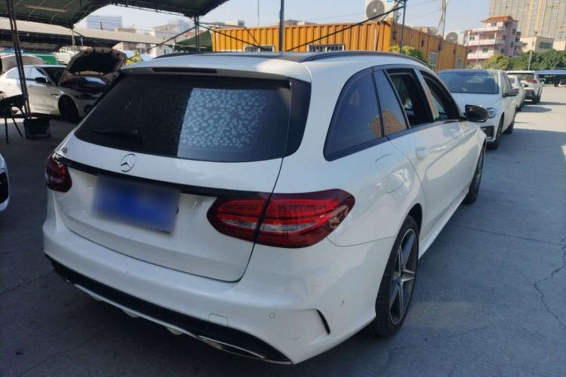 Used Mercedes-Benz C-Class 2017 C 200 station wagon Rear Right 45 Deg